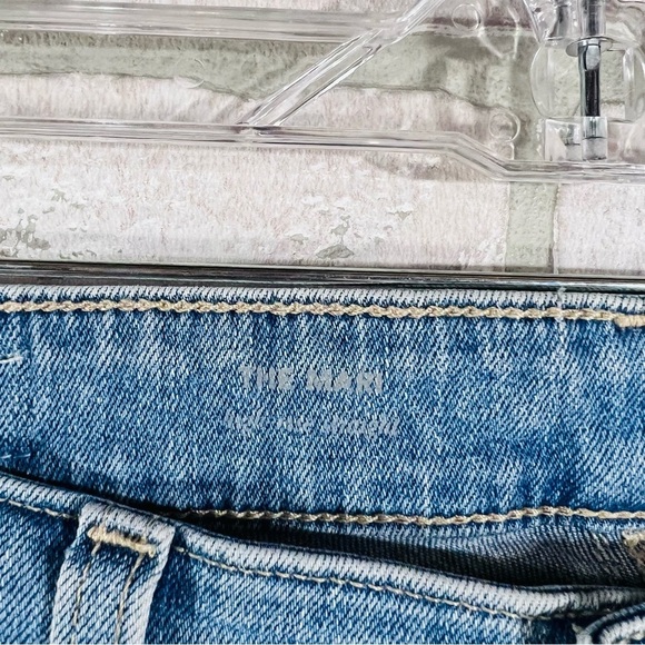 Ag Adriano Goldschmied The Mari High Rise Straight Leg Raw Hem Jeans Size 28 - Picture 9 of 10